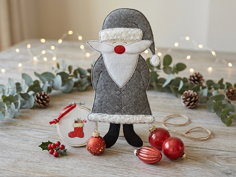 Weihnachtsmann Stabdatei - ITH-Stickdatei
