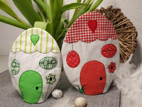 Eierhäuschen Stabdatei - ITH-Stickdatei