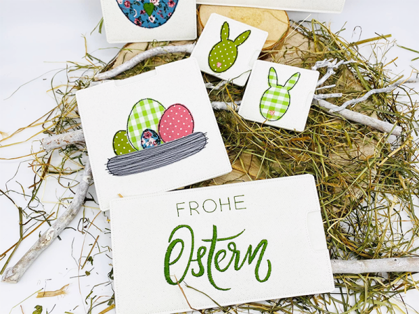 Schokohüllen Ostern - ITH-Stickdatei