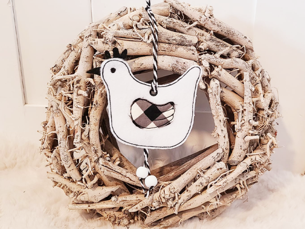 Henne Hedwig Anhänger - ITH-Stickdatei