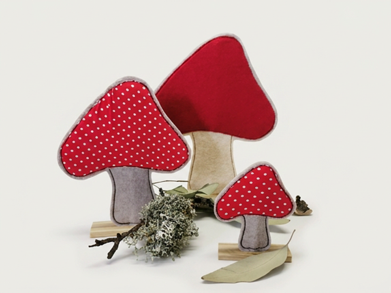Pilze Set Herbst - ITH-Stickdatei