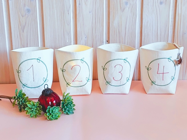 Adventslichtbeutel - ITH-Stickdatei