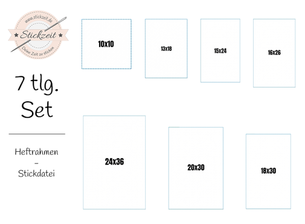 Heftrahmen - Stickdatei