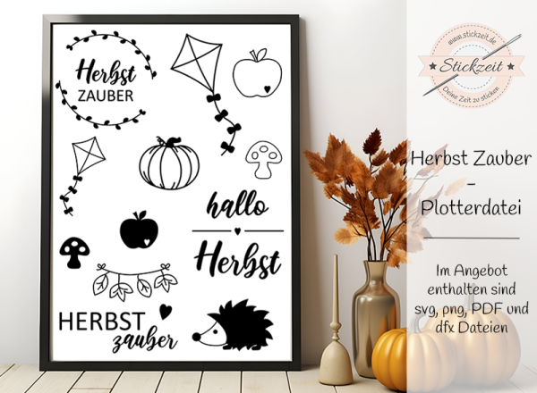 Herbst Zauber - Plotterdatei