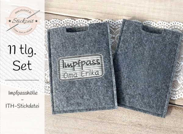 Impfpasshülle - ITH-Stickdatei