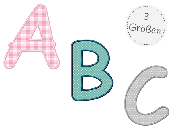 Alphabet Satinstich