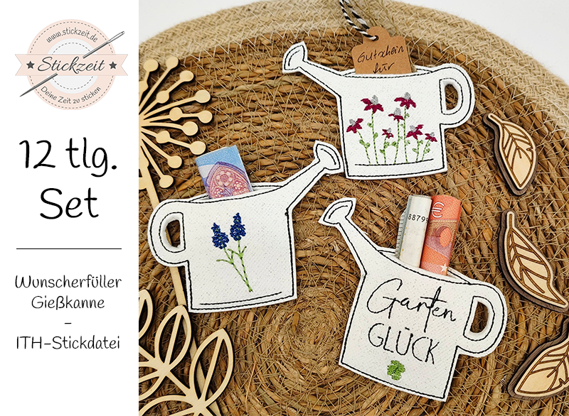 Gießkanne Wunscherfüller - ITH-Stickdatei