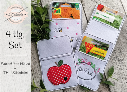 Samentütenhüllen SommerLiebe - ITH-Stickdatei