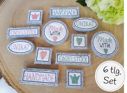 Label Handmade - ITH-Stickdatei